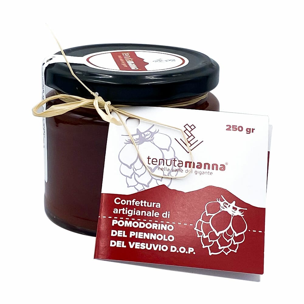 Tenuta Manna Confettura Artigianale di Pomodorino del Piennolo del Vesuvio D.O.P.- 220 gr