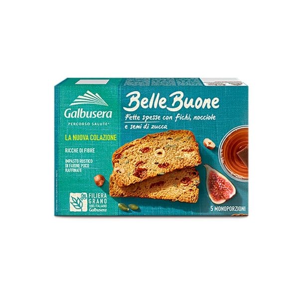 Galbusera Fette Belle Buone Fichi/Nocciole/Semi di Zucca - 200 gr
