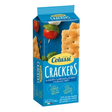 Colussi Crackers Ridotto Sale - 500 gr