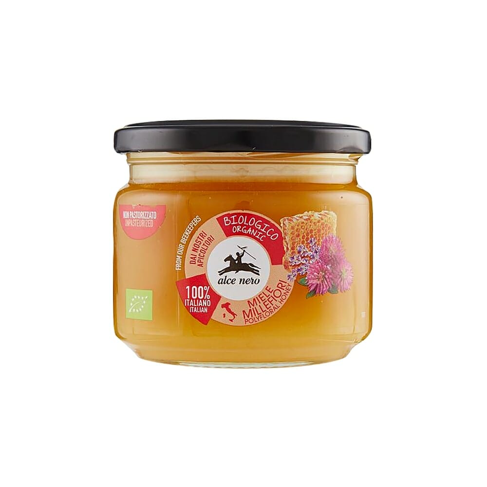 Alce Nero Organic Wildflower Honey - 300 gr - Vico Food Box