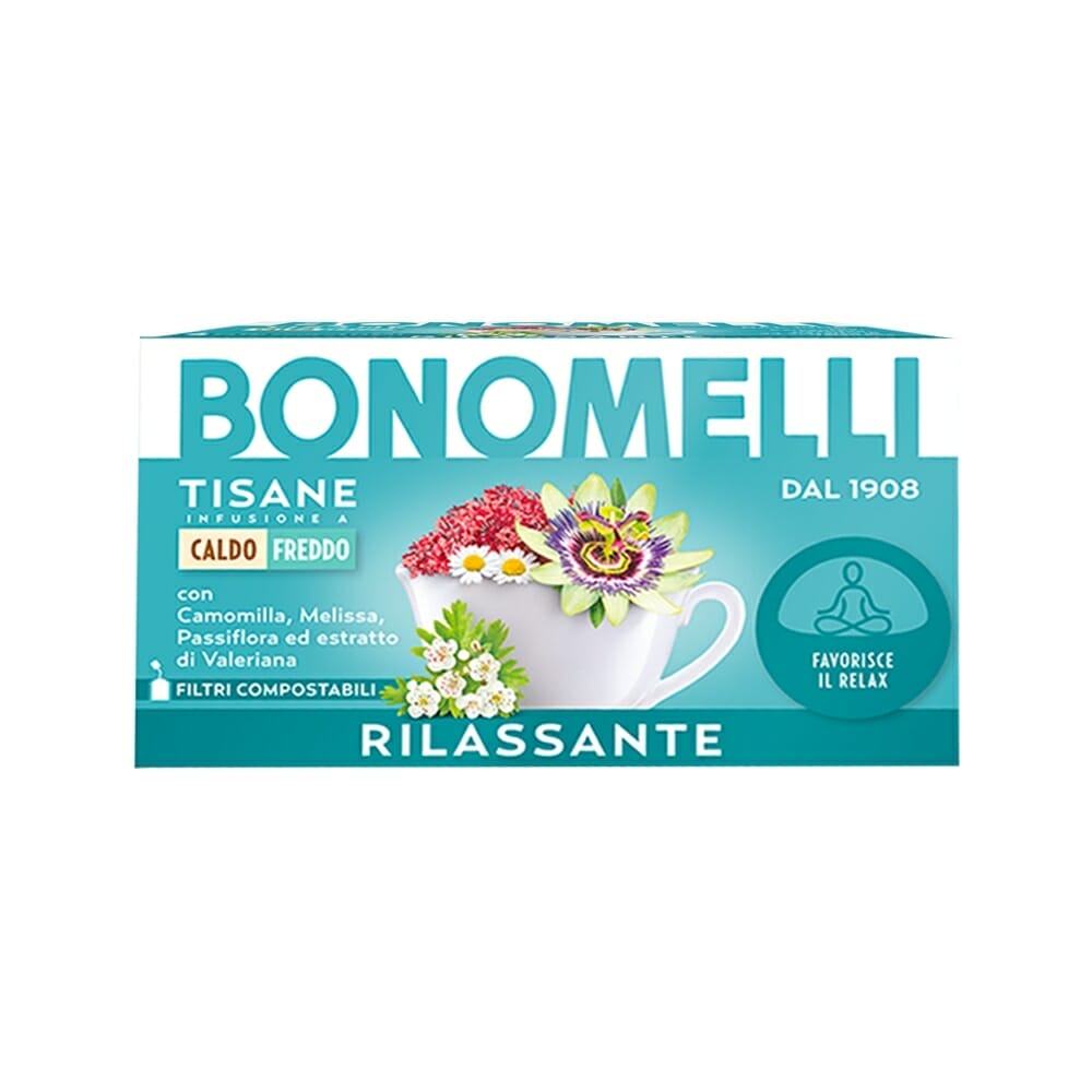 Bonomelli Tisana Rilassante - 16 Filtri - Vico Food Box