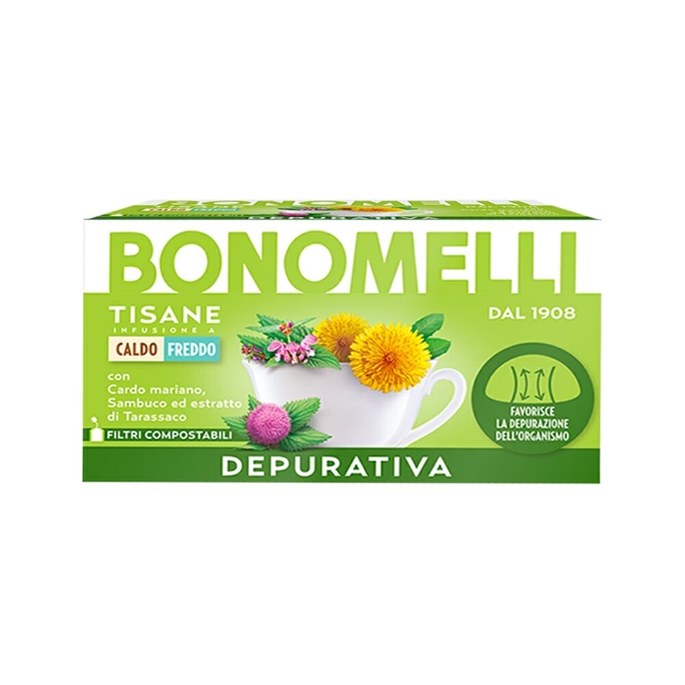 Bonomelli Tisana Depurativa - 16 Filtri - Vico Food Box