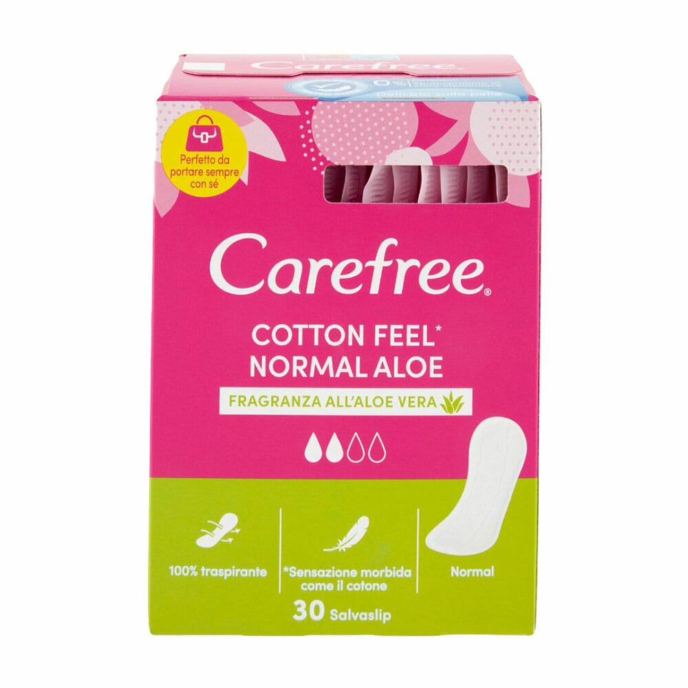 Carefree Panty Liners Flexi Comfort Aloe - 30 pcs 🚚 Europe and UK