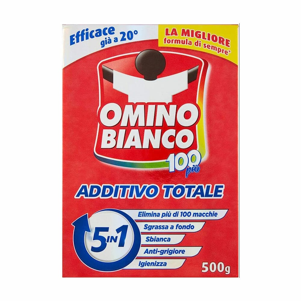 Omino Bianco Additivo Lavatrice 100 Piu Color - 600 gr - Vico Food Box