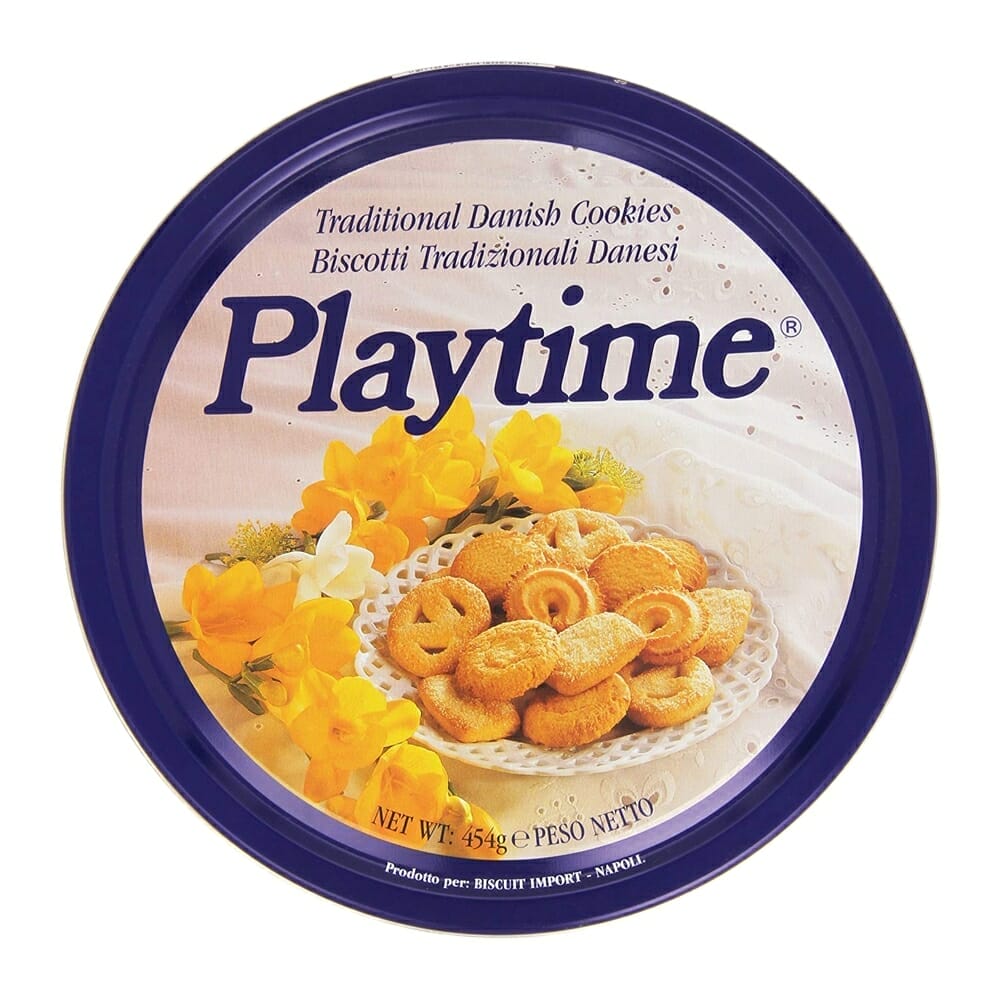 Playtime Biscotti Danesi Latta - 454 gr - Vico Food Box