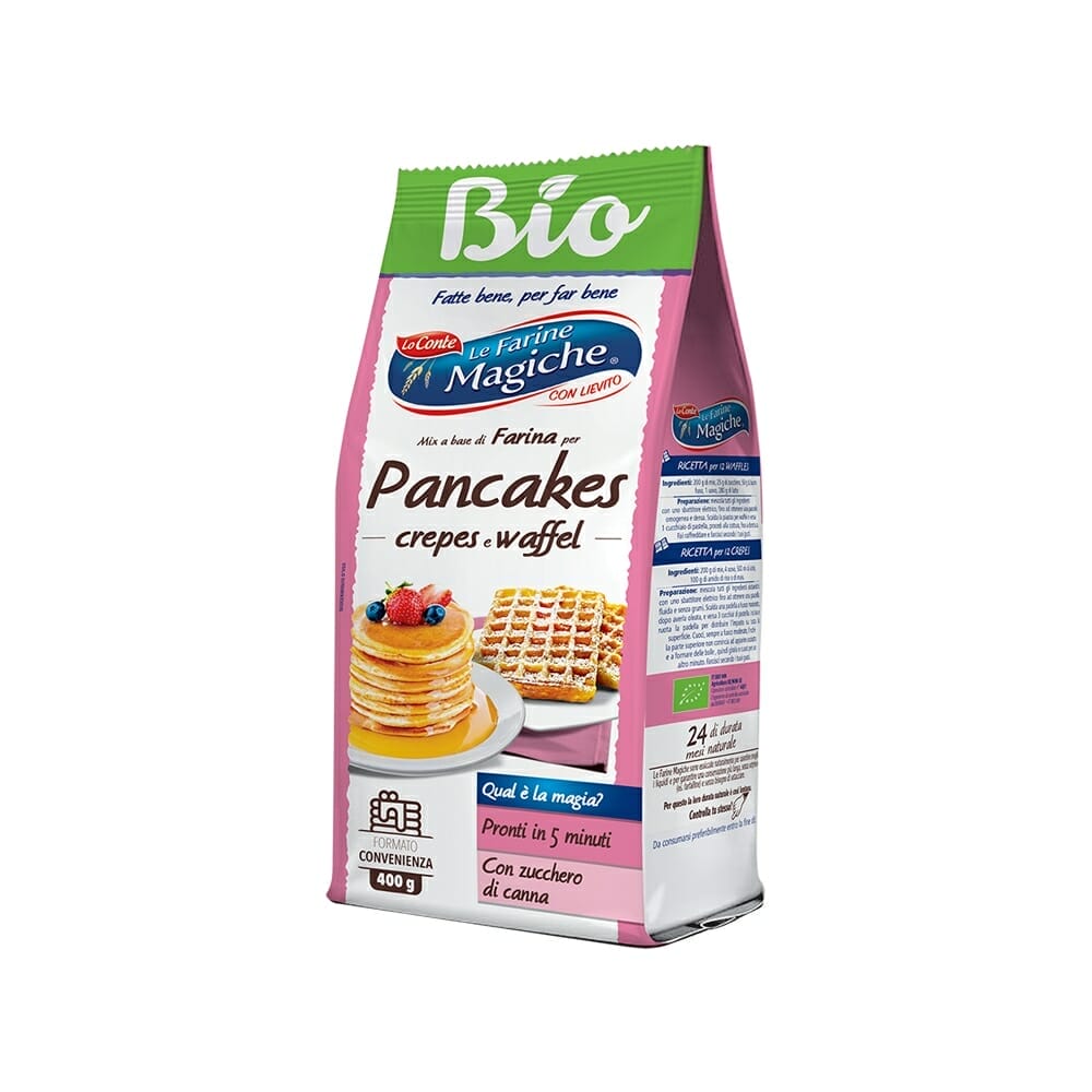 Lo Conte Preparato per Pancake Bio - 400 gr - Vico Food Box