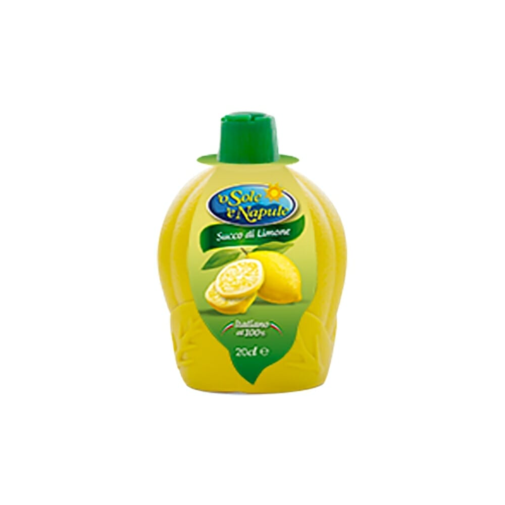 Succo Di Limone Lemonissimo 'O Sole 'E Napule Da 200 Ml