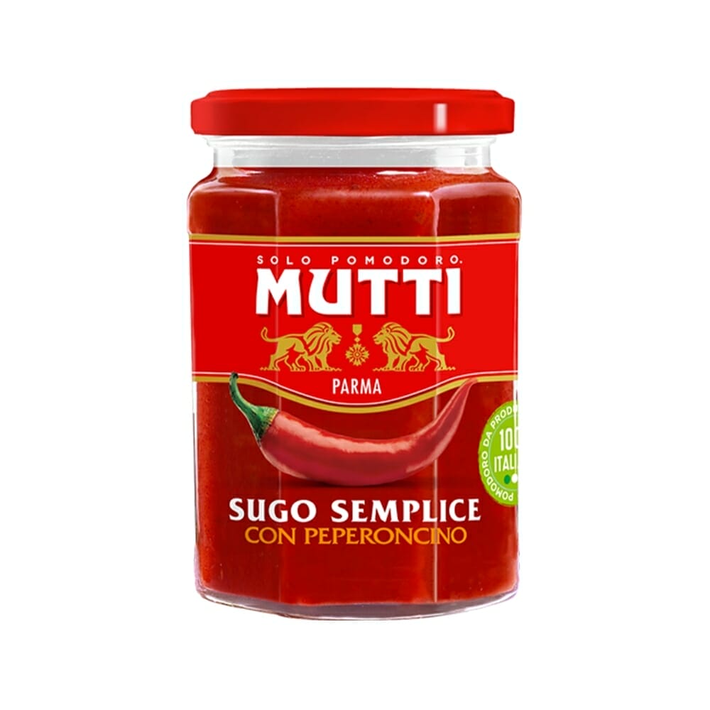 Mutti Tomato and Chilli Pepper Sauce - 280 gr - Vico Food Box