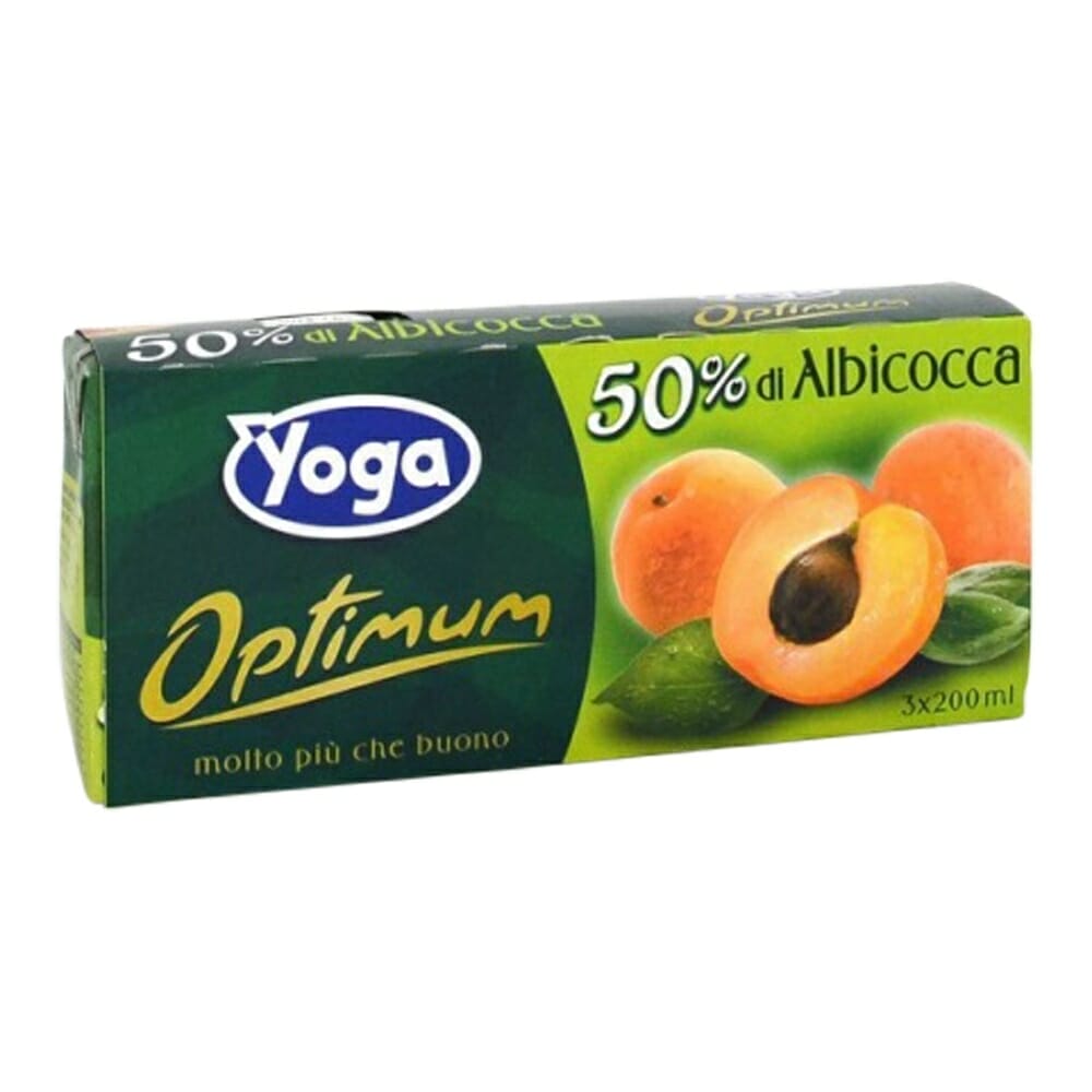 Yoga Succo di Frutta Albicocca - 3 x 200 ml