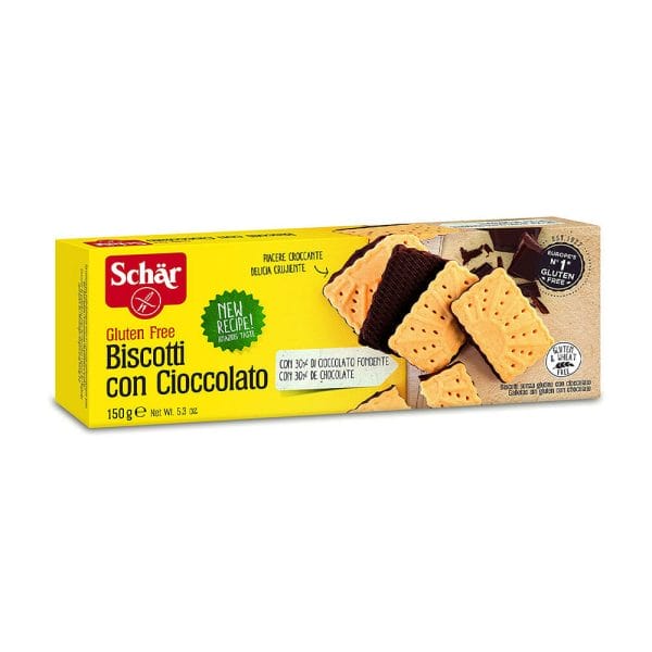 Schar Biscotti con Cioccolato Senza Glutine - 150 gr