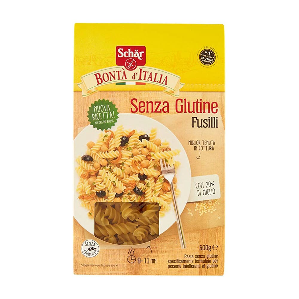 Schar Pasta Fusilli Senza Glutine - 500 gr