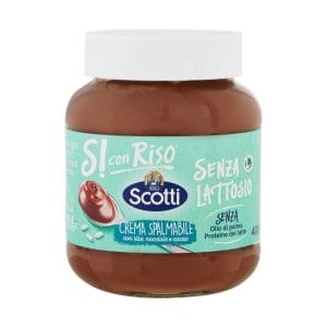 Scotti Crema Spalmabile con Riso, Nocciole e Cacao Senza Lattosio - 400