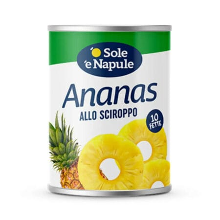 O' Sole 'e Napule Ananas sciroppate - 565 gr