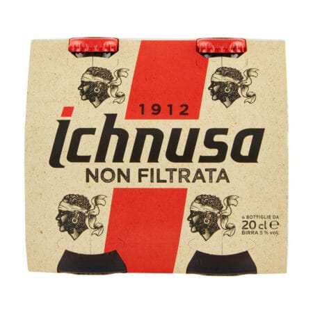Birra Ichnusa Non Filtrata - 4 x 20 cl