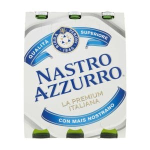 Birra Nastro Azzurro - 3 x 33 cl