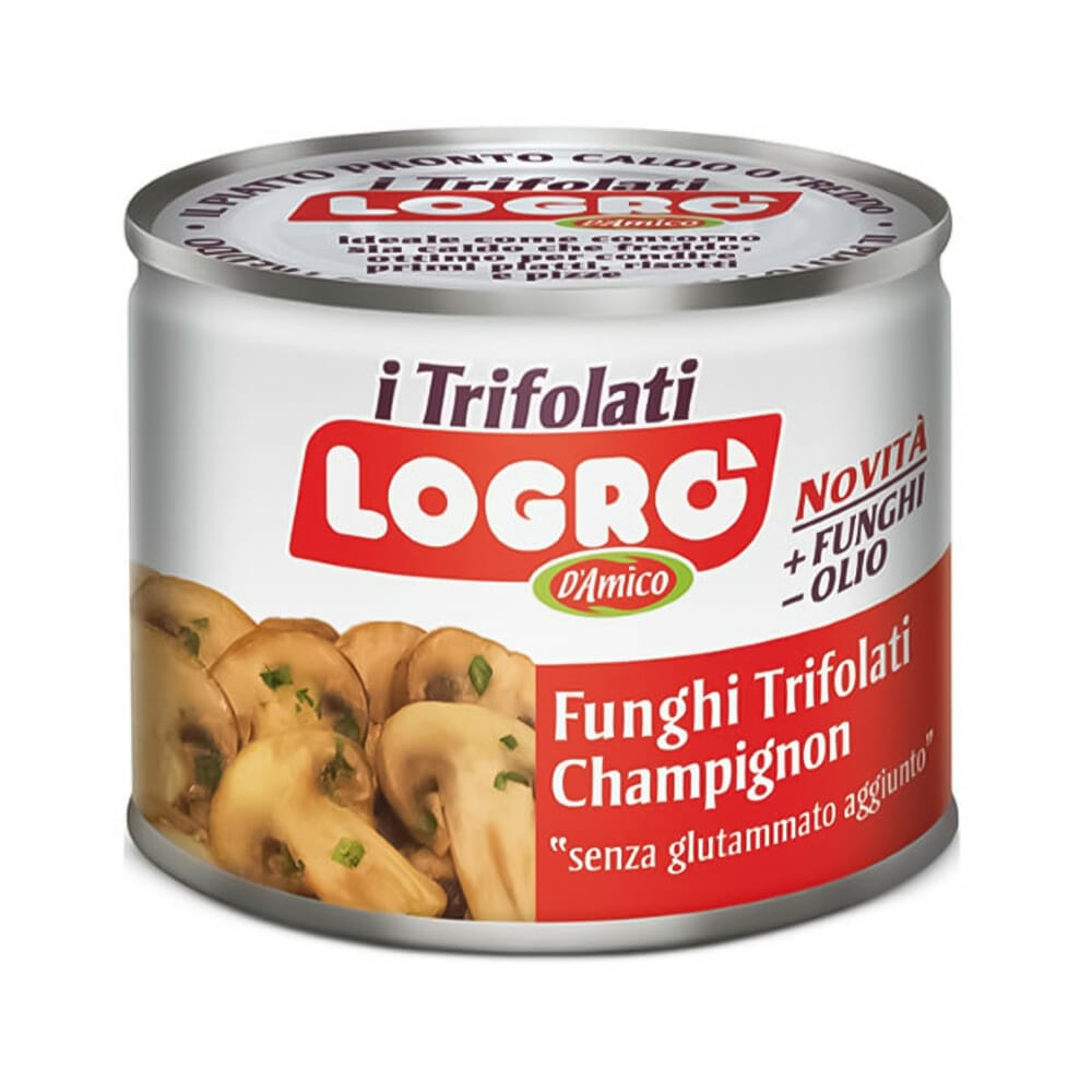 Logro Funghi Champignon Trifolati - 180 gr