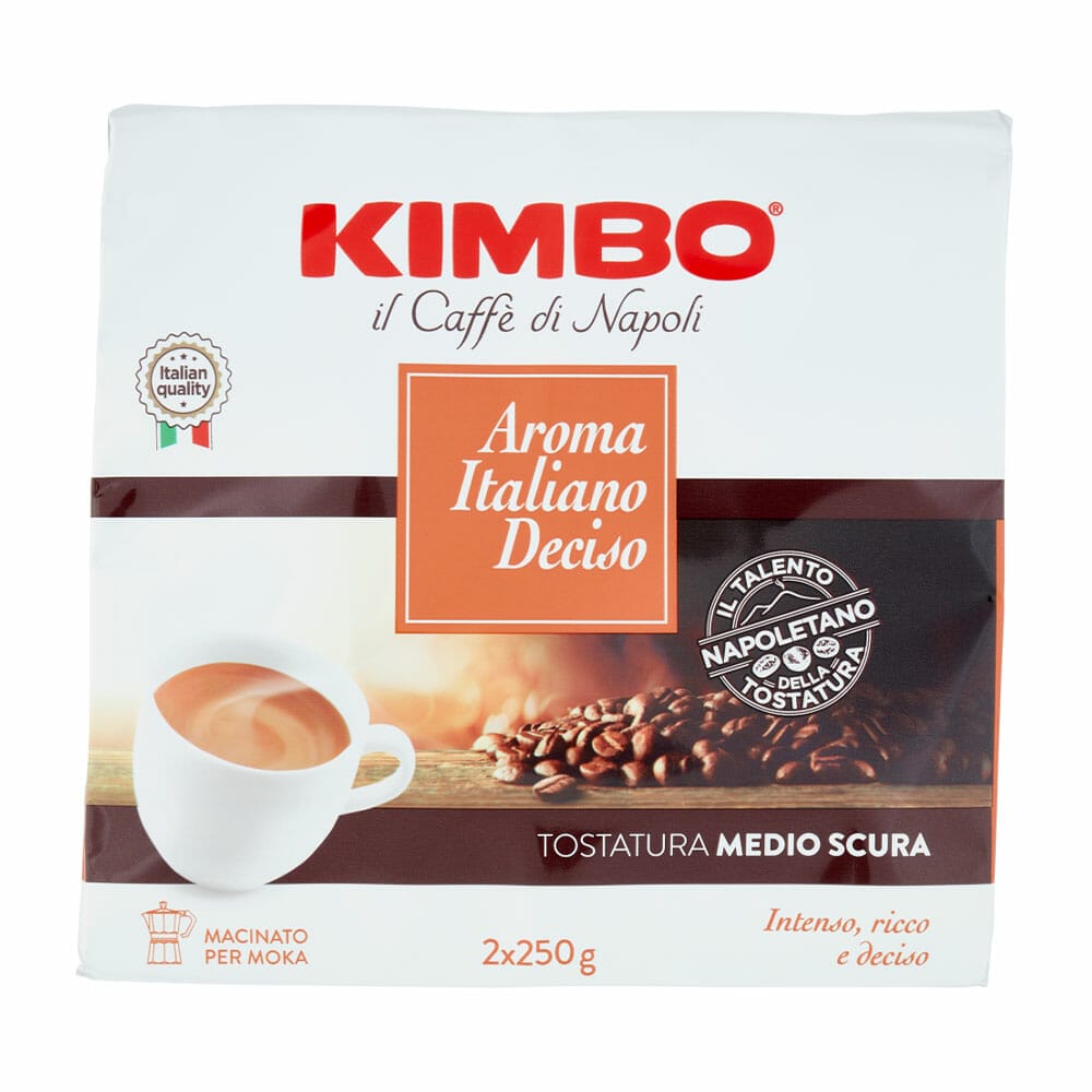 Kimbo Koffie Italiaans Aroma - 2 x 250 gr - Vico Food Box
