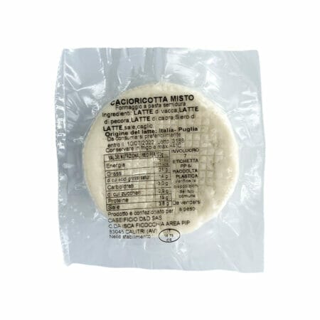 Cacioricotta Pugliese Mix Latte di Pecora e Capra - ca. 300 gr