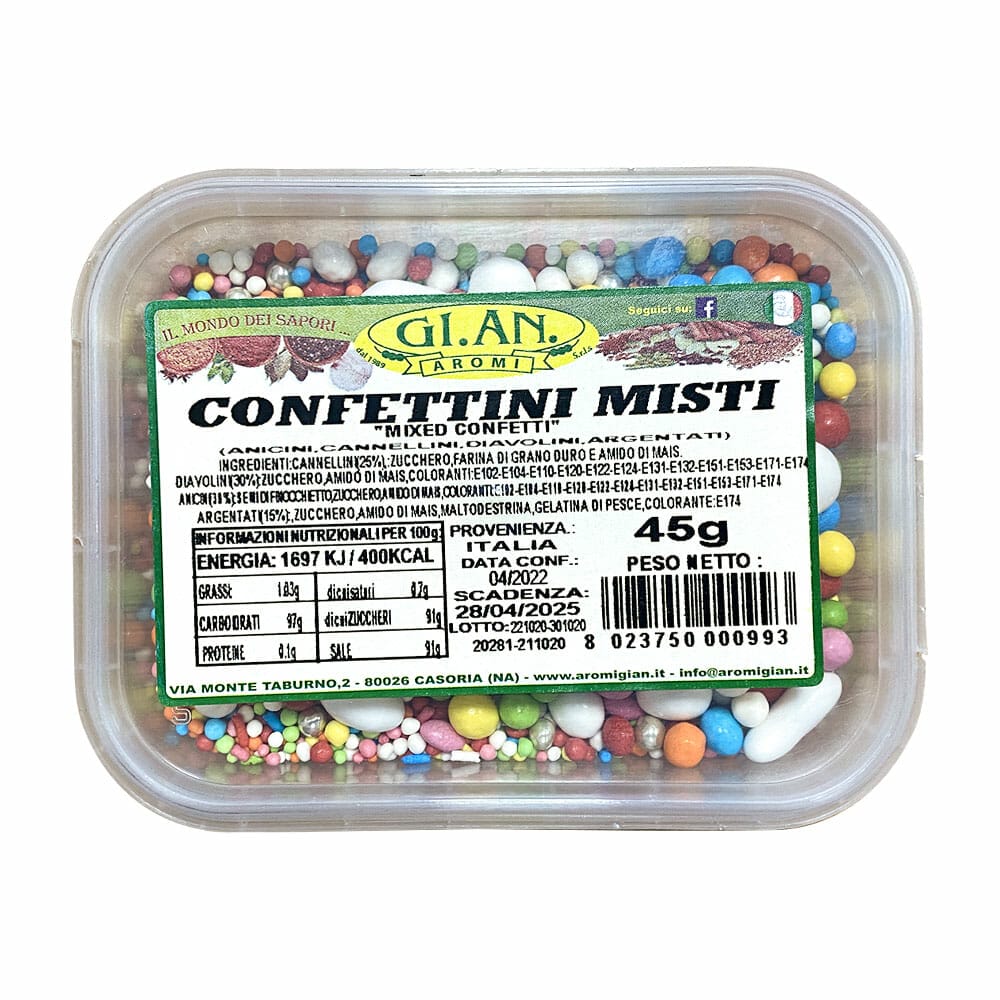Gi.An. Mixed Confetti - 45g - Vico Food Box