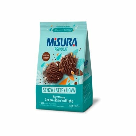Misura Privolat Biscotti Cacao e Riso Soffiato - 290 gr