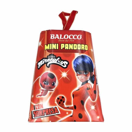 Balocco Mini Pandoro Miraculous + sorpresa - 80 gr