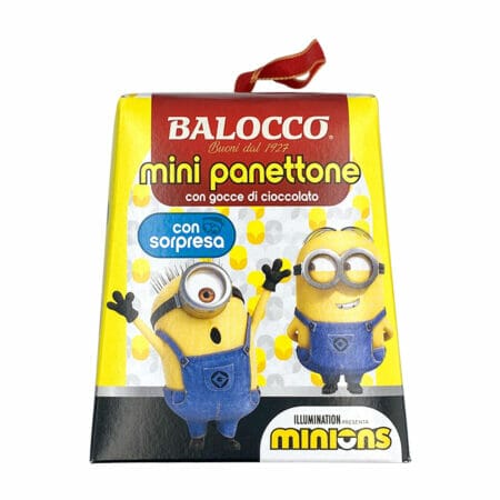 Balocco Mini Panettone ciok Minions + sorpresa - 100 gr