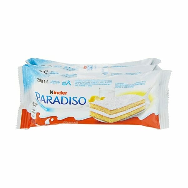 Kinder Paradiso Milk Snack - 4 x 29 gr