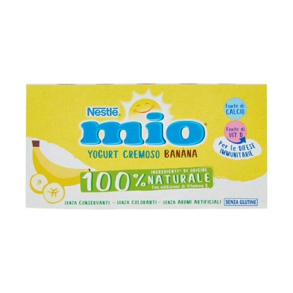 Nestle Mio Creamy Yogurt with Banana - 2 x 125 gr