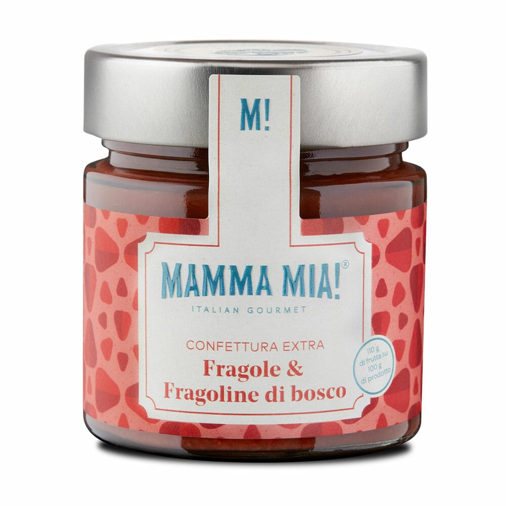 MammaMia Confettura Extra Fragole & Fragoline di Bosco - 240 gr