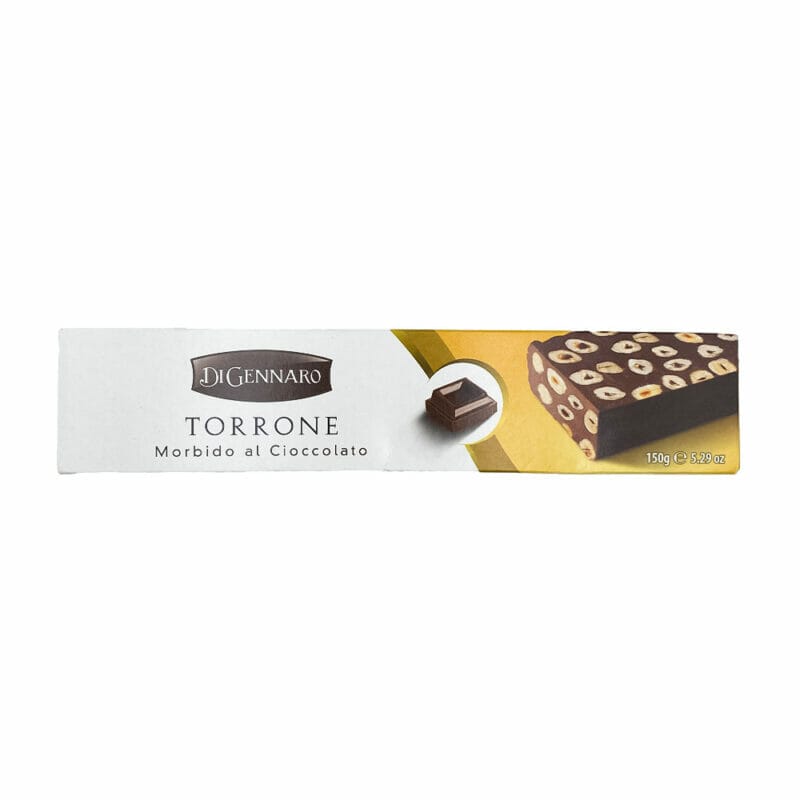 Di Gennaro Torrone Cioccolato e Nocciole - 150 gr