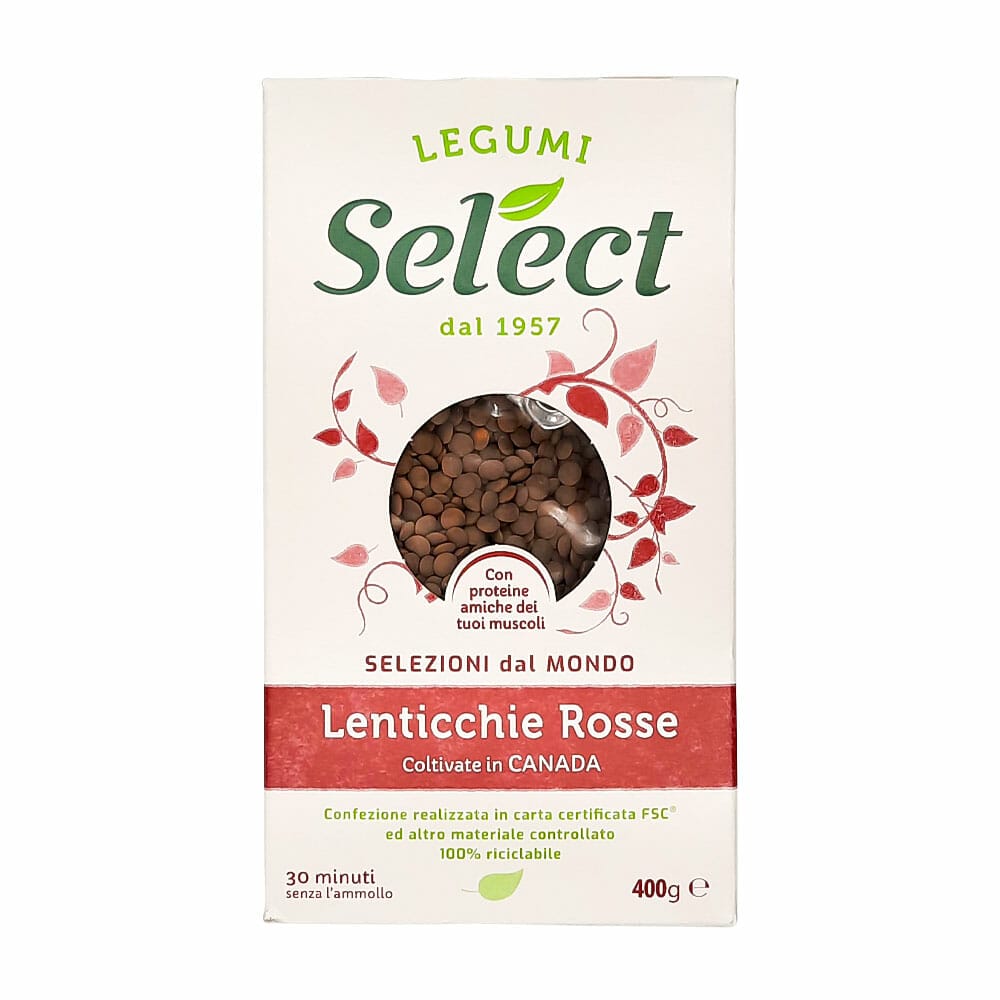 Select Lenticchie Rosse - 400 gr