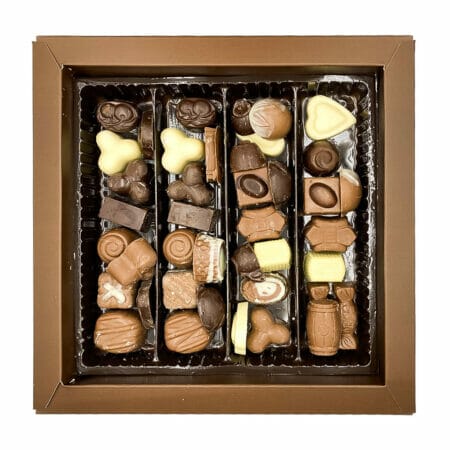 Cioccolatini nudi artigianali Box assortita - 500 gr