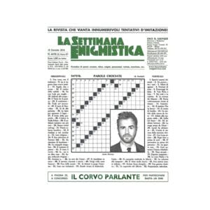 La Settimana Enigmistica Italiaanse kruiswoordpuzzel - 1 stuk
