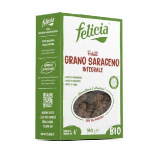Felicia Fusilli Grano Saraceno Integrale Senza Glutine – 340 g