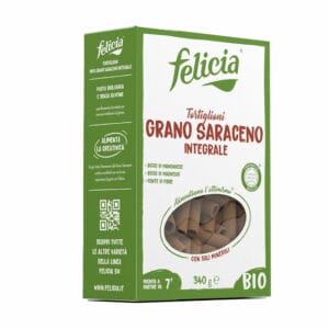 Felicia Tortiglioni Grano Saraceno Integrali Bio Senza Glutine – 340 g