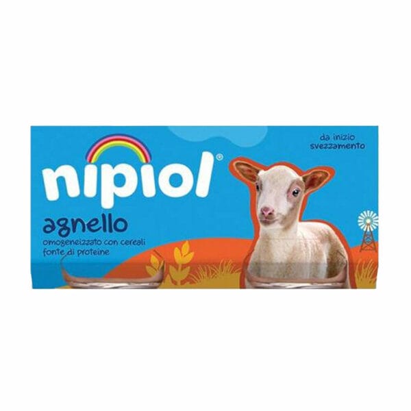 Nipiol Omogeneizzato con Agnello e Cereale – 160 gr