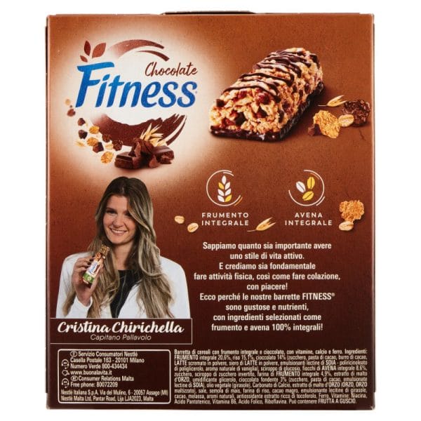 Fitness Barrette Chocolate 6 pz - 141 gr