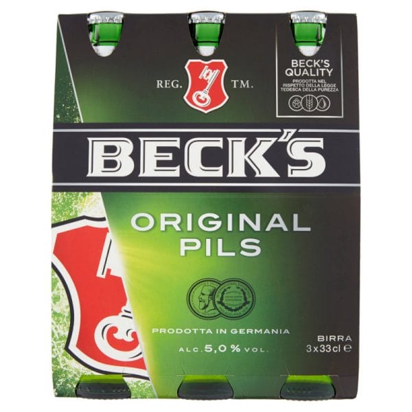 Birra Becks Pils - 3 x 33 cl