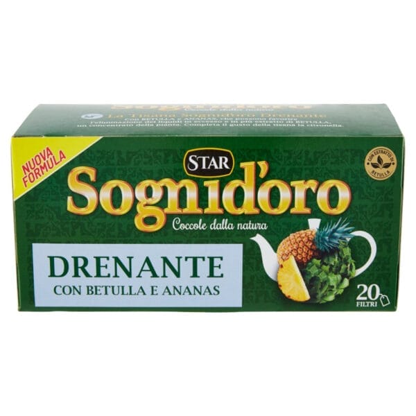 Sogni d'Oro Draining Herbal Tea - 20 Filters