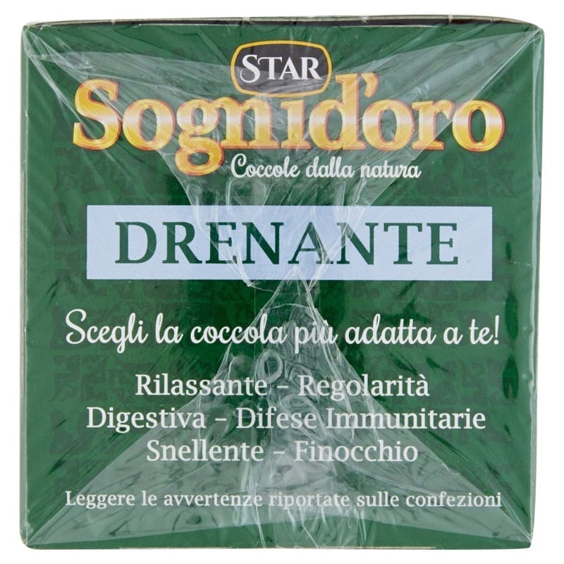 Sogni d'Oro Draining Herbal Tea - 20 Filters Shipping to Europe
