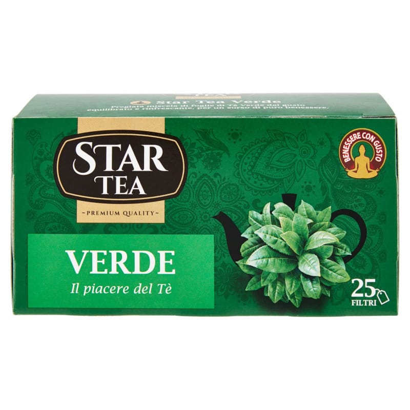 Star Tea Green - 25 Filters - Vico Food Box