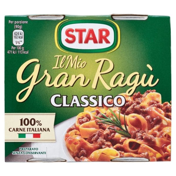 Star Gran Ragu Classico - 2 x 180 gr
