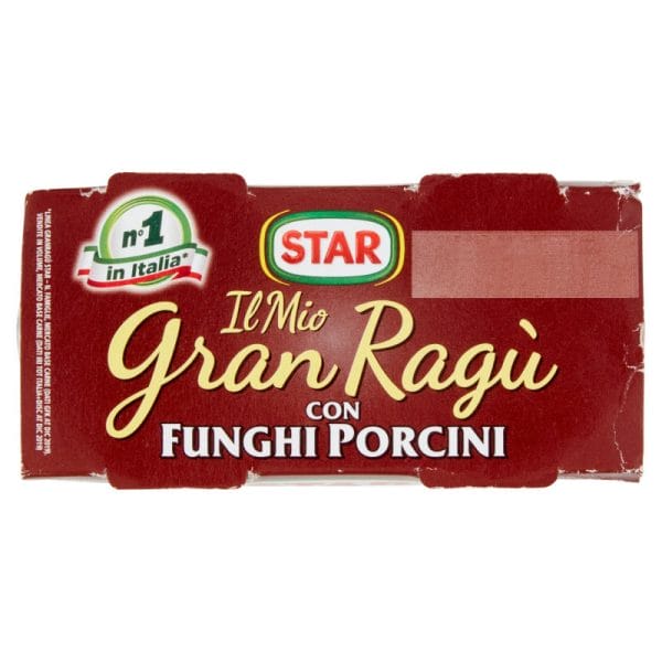 Star Gran Ragu con Funghi Porcini - 2 x 180 gr