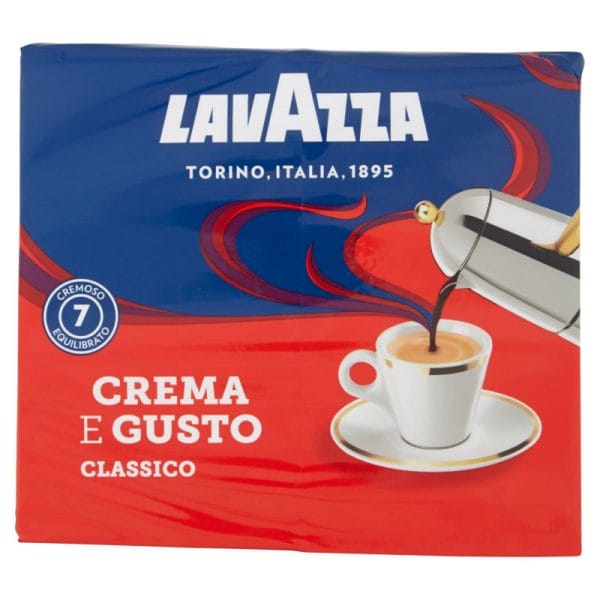 Lavazza Caffe Macinato Crema e Gusto - 2 x 250 gr