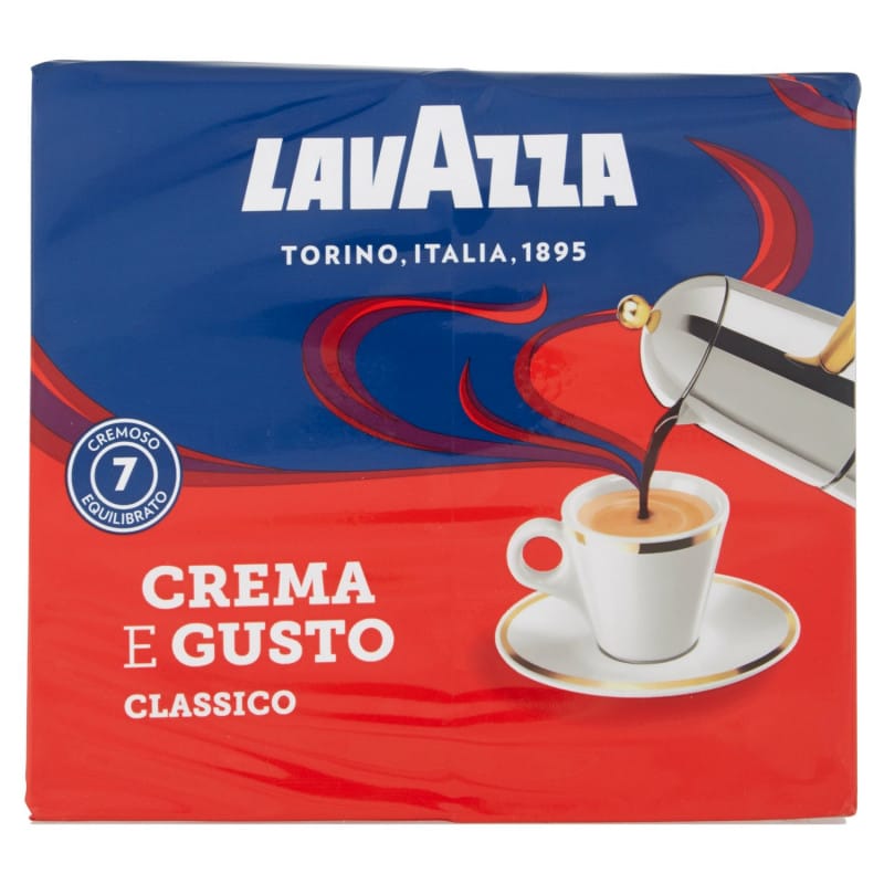 Lavazza Ground Coffee Crema e Gusto - 2 x 250 gr - Sped. Estero