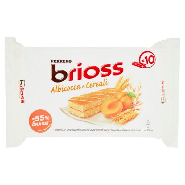 Kinder Brioss Albicocca e Cereali - 280 gr