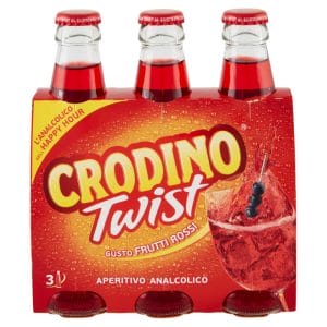 Crodino Twist Red Fruit - 3 x 17.5 cl