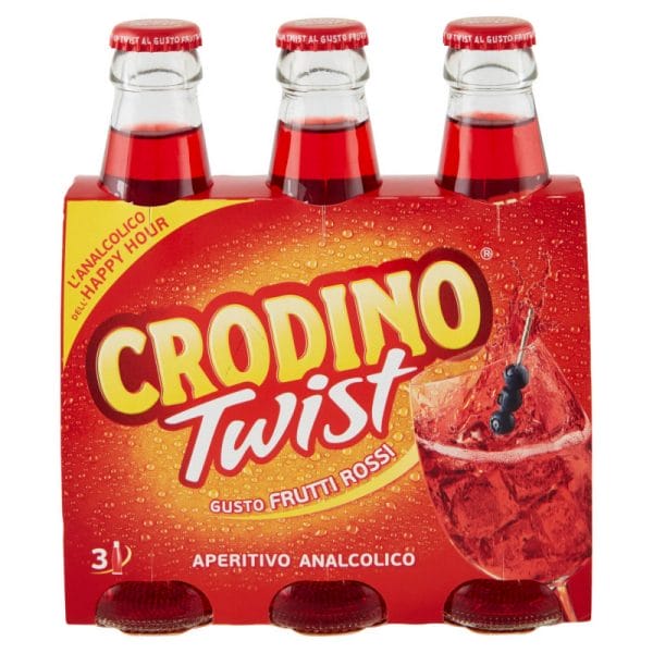 Crodino Twist Rood Fruit - 3 x 17.5 cl