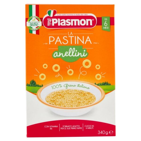 Plasmon La Pastina Anellini 6 Mesi - 340 gr