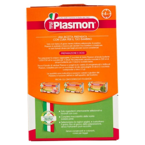 Plasmon La Pastina Astrini 6 Mesi - 340 gr